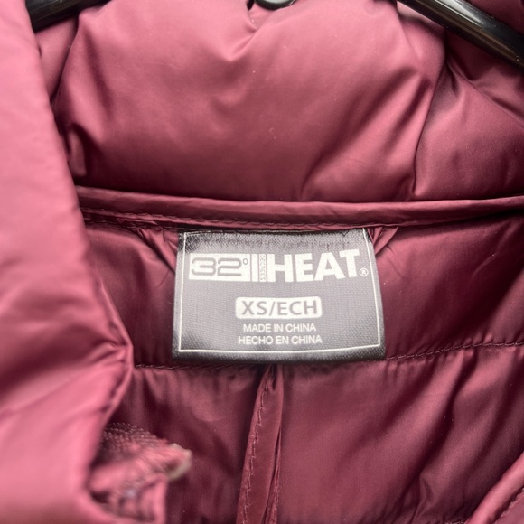 32 Degrees, Packable Hooded Puffer Coat Size XS - Picture 3 of 6